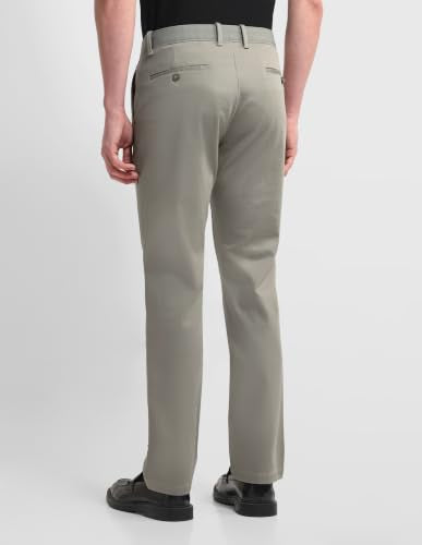 Arrow Sports Men's Hudson Regular Fit Dobby Trousers