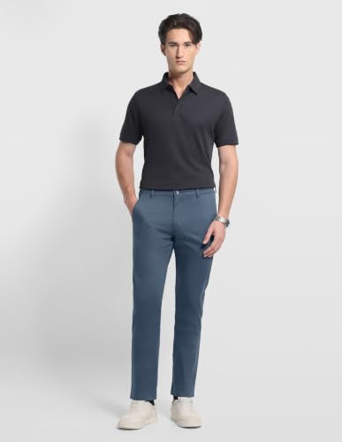 Arrow Sports Men's Hudson Regular Fit Satin Trousers