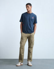 Flying Machine Men's Twill Freddie Slim Straight Fit Cargos