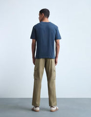 Flying Machine Men's Twill Freddie Slim Straight Fit Cargos