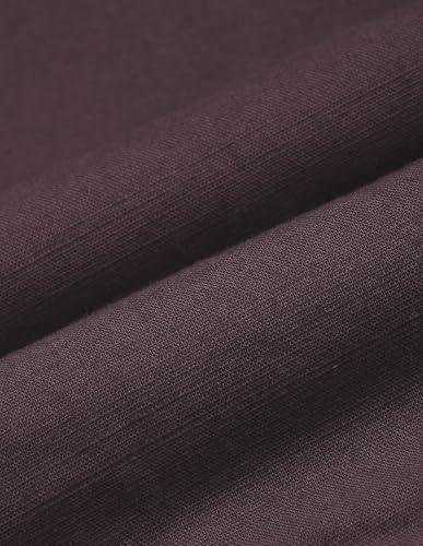 Flying Machine Deep Purple Solid Cotton Regular Fit Men's Shirt