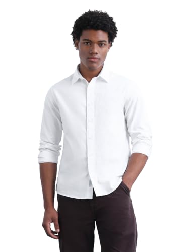 Flying Machine Men's Oxford Regular Fit Shirt