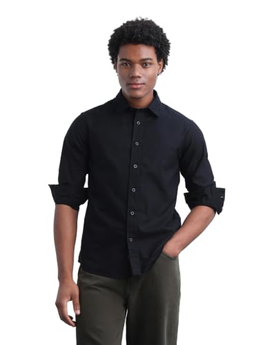 Flying Machine Men's Oxford Regular Fit Shirt