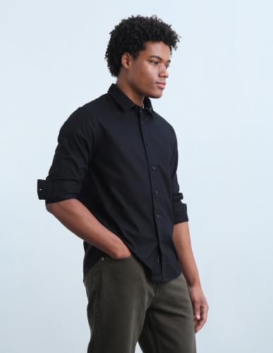 Flying Machine Men's Oxford Regular Fit Shirt