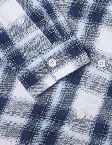 Flying Machine Men's Plaid Checked Twill Shirt