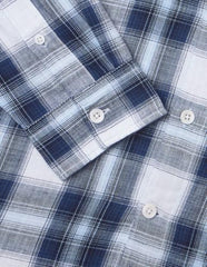 Flying Machine Men's Plaid Checked Twill Shirt