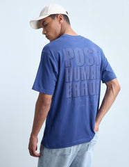 Flying Machine Men's Typographic Printed Relaxed Fit T-Shirt