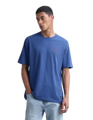 Flying Machine Men's Typographic Printed Relaxed Fit T-Shirt