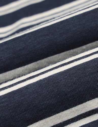 Flying Machine Men's Horizontal Striped Relaxed Fit T-Shirt