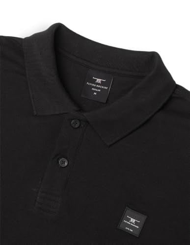 Flying Machine Men's Solid Regular Fit Polo Shirt