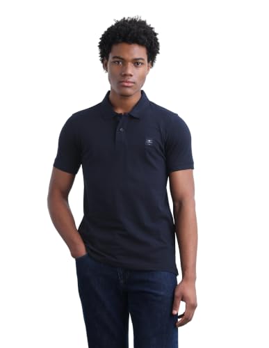 Flying Machine Men's Solid Regular Fit Polo Shirt