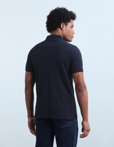 Flying Machine Men's Solid Regular Fit Polo Shirt