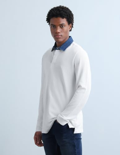 Flying Machine Men's Solid Regular Fit Polo Shirt