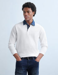 Flying Machine Men's Solid Regular Fit Polo Shirt
