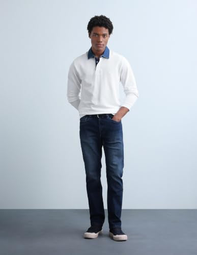 Flying Machine Men's Solid Regular Fit Polo Shirt