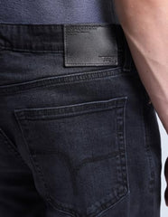 Flying Machine Men Indigo Solid Slim Fit Straight Leg Men's Jeans