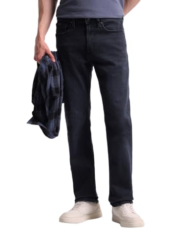 Flying Machine Men Indigo Solid Slim Fit Straight Leg Men's Jeans