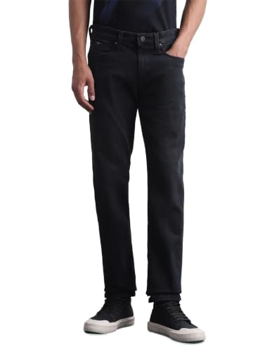 Flying Machine Men's Mid Rise Freddie Slim Straight Fit Jeans