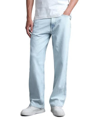 Flying Machine Men's Cobain Loose Fit Mid Rise Jeans