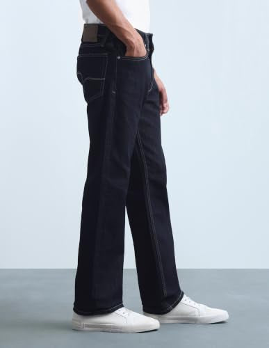 Flying Machine Men's Bruce Bootcut Fit Rinsed Jeans