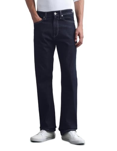 Flying Machine Men's Bruce Bootcut Fit Rinsed Jeans