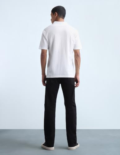 Flying Machine Men's Mid Rise F-Jango Straight Fit Jeans