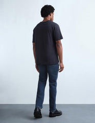 Flying Machine Dark Blue Solid Straight Fit Men's Jeans