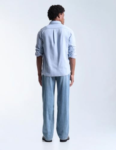 Flying Machine Light Blue Cotton Loose Fit Men's Jeans