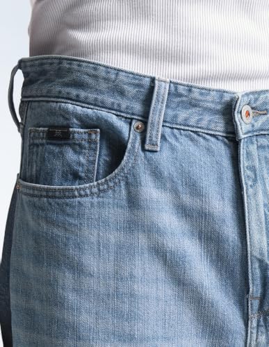 Flying Machine Light Blue Cotton Loose Fit Men's Jeans