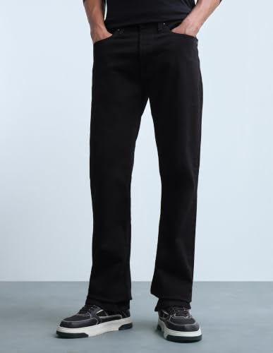 Flying Machine Men's Mid Rise Bruce Bootcut Fit Jeans