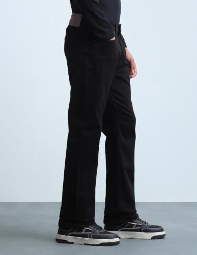 Flying Machine Men's Mid Rise Bruce Bootcut Fit Jeans