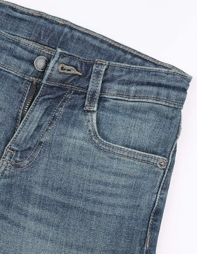 USPA Kids Boys Relaxed Fit Whiskered Jeans
