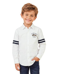 USPA Kids Boys Solid Regular Fit Shirt