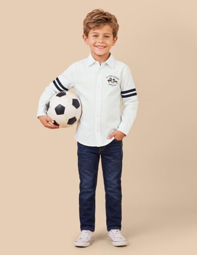 USPA Kids Boys Solid Regular Fit Shirt