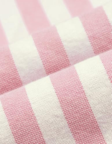U.S. Polo Assn. Kids Pink Cotton Striped Long Sleeve Boy's Shirt