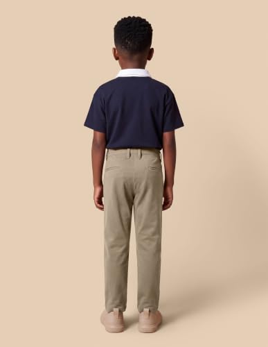 U.S. Polo Assn. Kids Solid Slim Fit Trousers