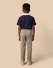 U.S. Polo Assn. Kids Solid Slim Fit Trousers