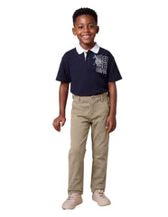 U.S. Polo Assn. Kids Solid Slim Fit Trousers