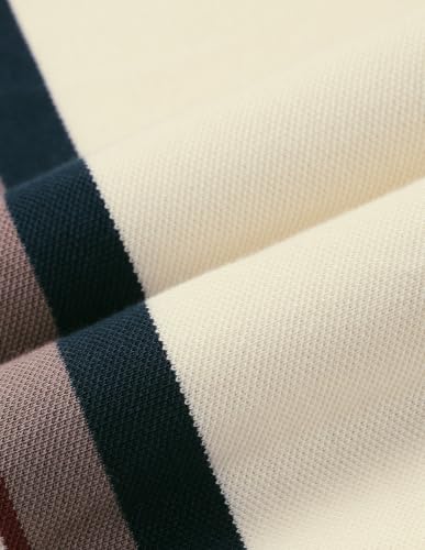 U.S.Polo Association Men's Vertical Striped Slim Fit Polo Shirt