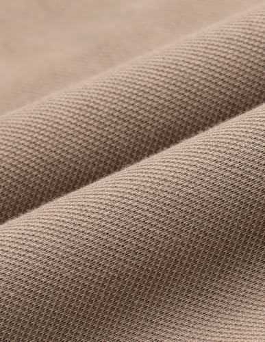 U.S. Polo Assn. Light Brown Striped Slim Fit Men's Polo Shirt