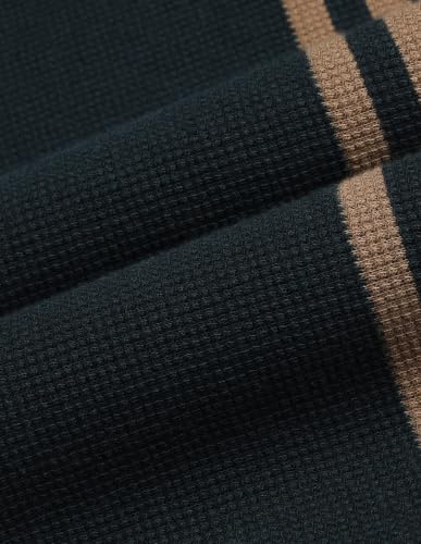 U.S. POLO ASSN. Dark Green Striped Crew Neck Men's T-Shirt