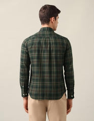 U.S.Polo Association Men's Tailored Fit Tartan Checked Shirt