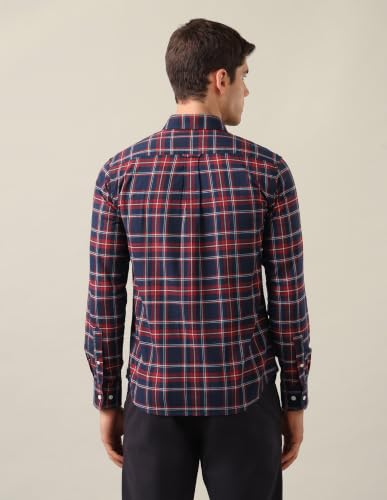 U.S.Polo Association Men's Tailored Fit Tartan Checked Shirt