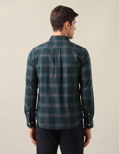U.S.Polo Association Men's Tailored Fit Tartan Checked Shirt
