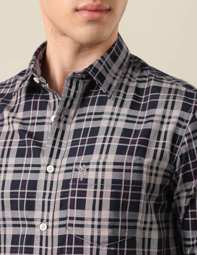 U.S.Polo Association Men's Tartan Checked Twill Shirt