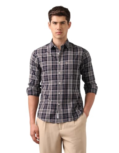 U.S.Polo Association Men's Tartan Checked Twill Shirt