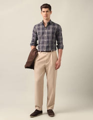 U.S.Polo Association Men's Tartan Checked Twill Shirt