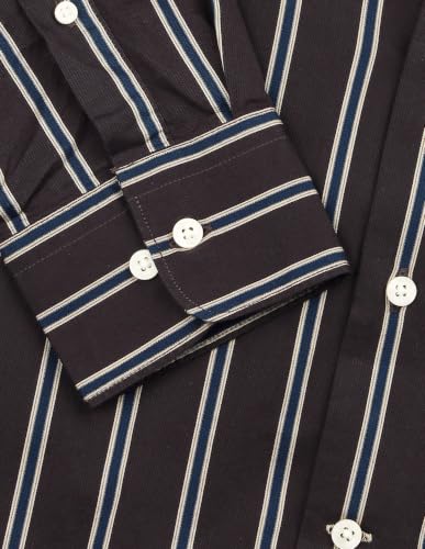 U.S.Polo Association Men's Tailored Fit Vertical Striped Shirt