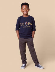U.S. Polo Assn. Kids Brand Embroidered Regular Fit Sweatshirt