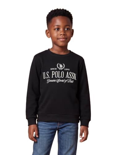 U.S. POLO ASSN. USPA Kids Boys Brand Embroidered Regular Fit Sweatshirt